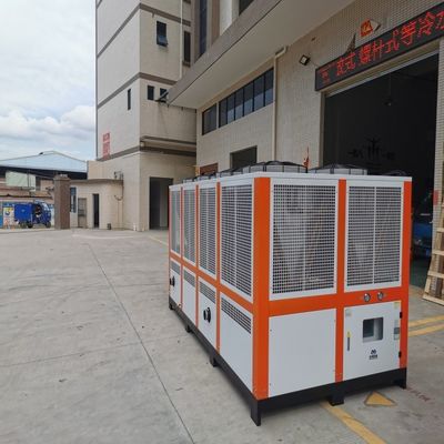 20 HP воздушно-охлаждаемый винтовой чиллер легкая установка с алюминиевой пластиковой пузырькой упаковки